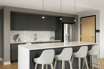 Clubroom with kitchen